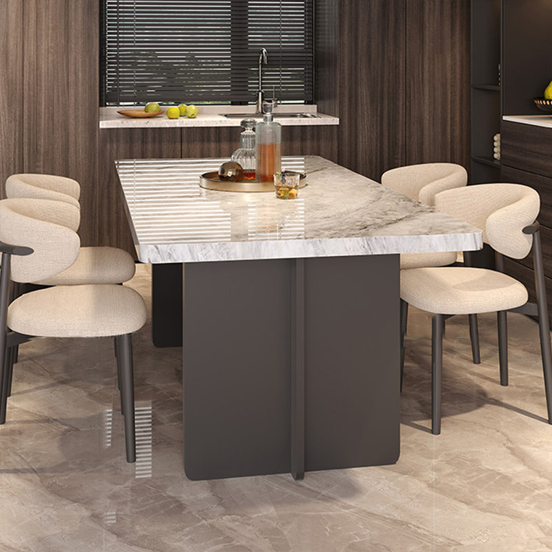 Ensemble de table de salle à manger 4 personnes, H 29,53 po x L 62,99 po x l 31,5 po