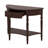 Solid Wood Half Moon Console Table With Drawer – Entryway Accent Table With Storage-122653142