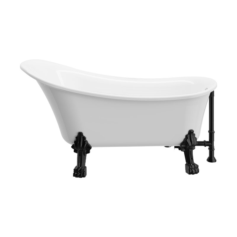 59'' x 28'' Freestanding Soaking Acrylic Bathtub