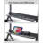 JYXCN Smart Board Trolley with Tablet Tray | 42-75 Inch Support, USB Charging Port