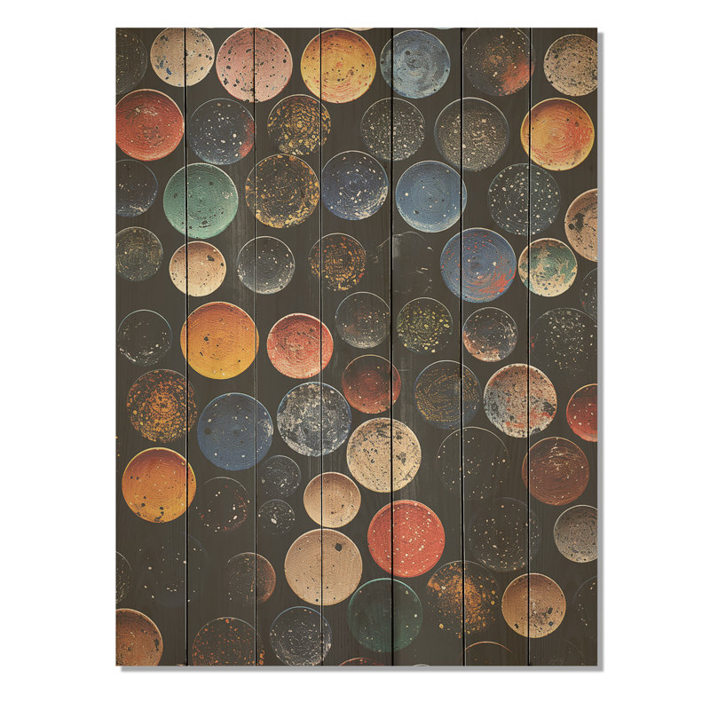 Céramique, poteries et merveilles - poterie bohème sur bois, H 44 po x l 34 po