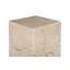 Teak Slice Pedestal, Square, Oat Finish, LG-439617139