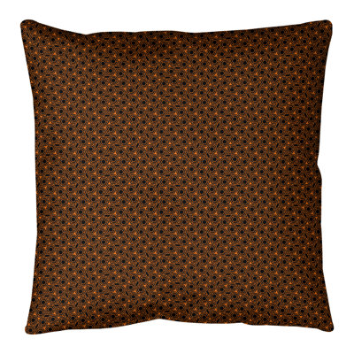 Coussin de sol à motif de treillis hexagonal Katelyn Elizabeth