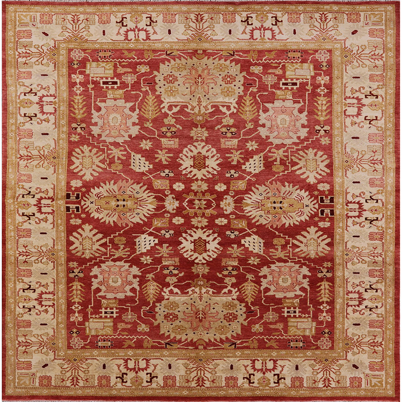 Gosdantin Oriental Indoor Rug, Square 8'