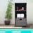 Kinbor 23.6'' W 117 Gallons Wicker Towel Valet with Wheels