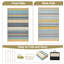 Tapis d'extérieur Boho en plastique avec paille Boho-2019383585-2036811644