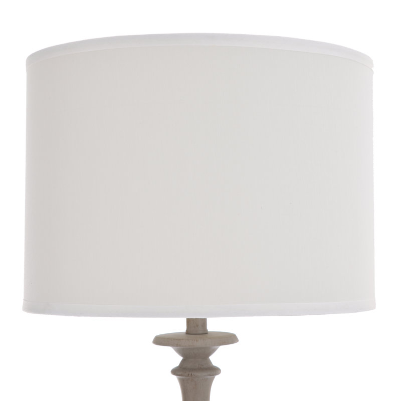Aseem 61'' Traditional Floor Lamp, Cool Gray