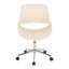Chaise de bureau rembourrée en similicuir Najrin-974507023-980894814