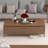 Rectangular solid wood storage coffee table-110328918