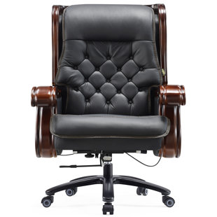 Fauteuil de direction en cuir véritable Timko