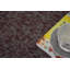 Tapis décoratif Elemental - imprimé géométrique vieilli bourgogne-695088767