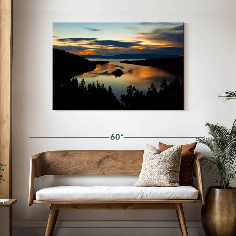 Alvord Emerald Bay au lac Tahoe, H 30 po x l 45 po