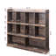 Bibliothèque à 10 tablettes. Organisez votre vie facilement. Panneau de particules 15 mm, 3M Fabrication. 53,92 "X 12,12" 47,7 Espace pour les appartenances. Et pratique.-172003550