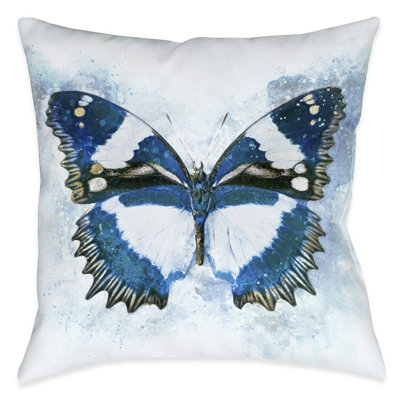 Artful Butterfly Throw Pillow