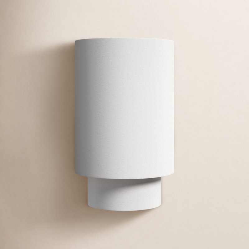 Tanyel Steel Flush Mounted Sconce, Polished Nickel