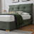 Braya Upholstered Platform Storage Bed With Removable Pillow-Style Headboard, 2 Large Wooden Drawers, Dusty Sage, Full-734036370-734036372
