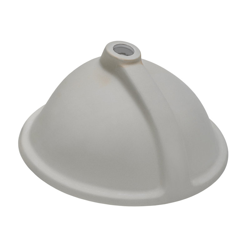 Ruvati White Oval Ceramic Undermount Bathroom Sink with Overflow