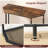 Small Entryway Table 2 Tier Half Moon Table With Metal Frame