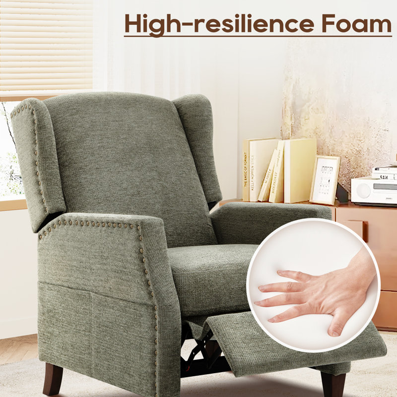 Audrie Upholstered Recliner Set of 2