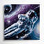 Art mural sur toile gris, "Space astronaut"-611442357