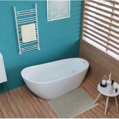 63'' x 29'' Freestanding Soaking Acrylic Bathtub