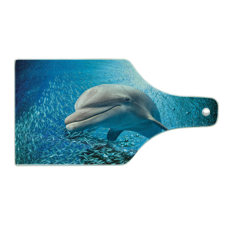 Planche à découper en verre trempé Ambesonne