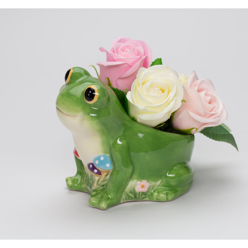 Grenouille avec champignon