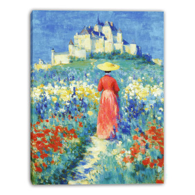 Art mural sur toile Path to the White Village