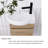 16.8'' Single Bathroom Vanity with Ceramic Top-112233011