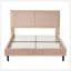 Lit moelleux moelleux, grand, chameau-645600361-645600360