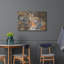 Art mural en métal «Tiger Love2» par David Stribble, Luxe