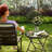 Folded Glass Round Outdoor Side Table-838657391-860741550