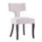 Modern Upholstered Side Dining Chairs – Curved Backrest & Wood Frame-114308617