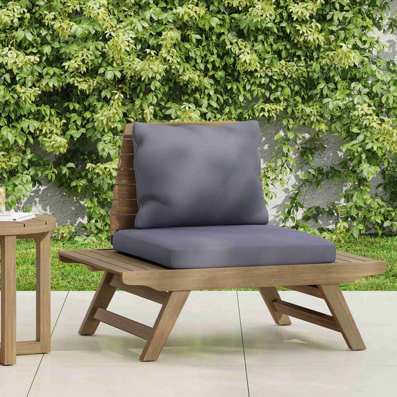 Fauteuil club Sedona, Brun, Gris