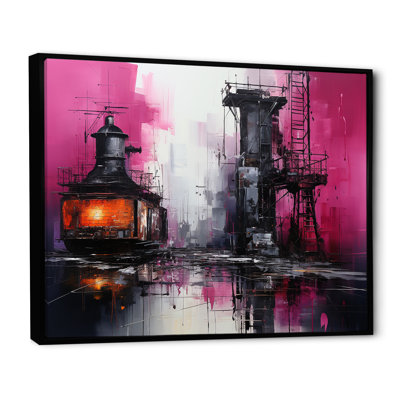 Machines sur toile Magenta