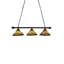 47" Long Nuevo Mission 3 Light Island Pendant