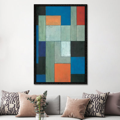 Grey Matters Blue by Stephen Cimini - Painting on Canvas