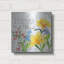 «Fleurs 2» par Fiona Stokes-Gilbert, art mural en métal, 24 po x 24 po-865171491
