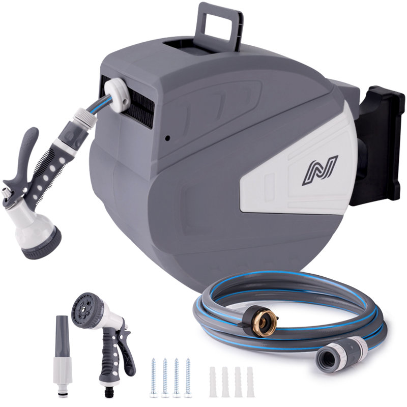 Plastic Hose Reel, 44.3cm H x 26.9cm W x 61cm D