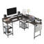 L-Shaped Metal Base Desk