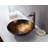 ANZZI Arc 16.5'' Autumn Dusk Tempered Glass Circular Bathroom Sink