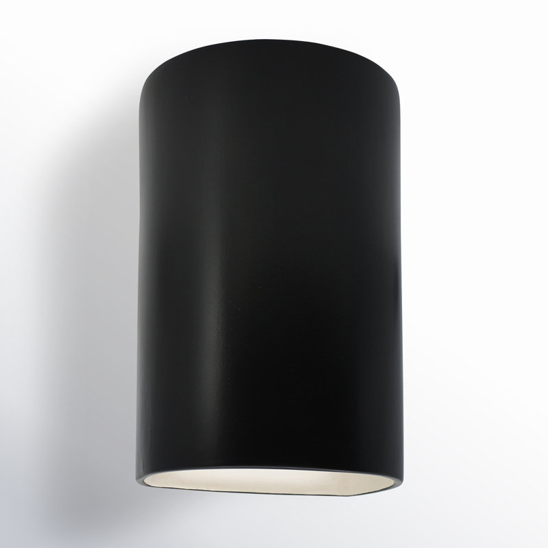 Nomad Ceramic Wall Light, Carbon Matte Black
