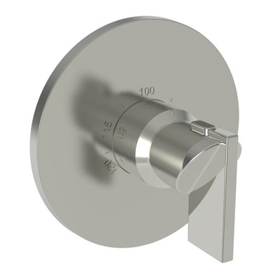 Priya 3/4" Round Thermostatic Trim Plate With Handle
