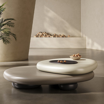 Table basse en bois de style nordique