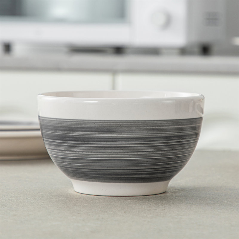 32 Piece Dinnerware Set, Service for 8, Grey
