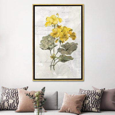 " Canary Linen Geranium " by Carol Robinson
