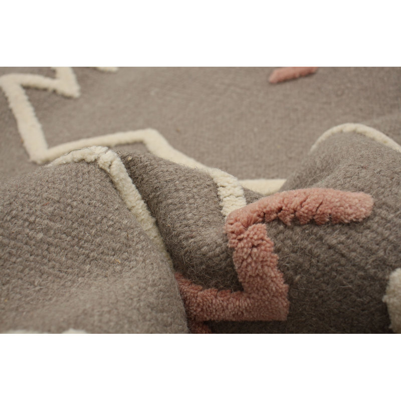 Wool Abstract Indoor Rug