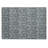 2' X 3' Blue and Cream Damask Washable Non Skid Indoor Outdoor Area Rug