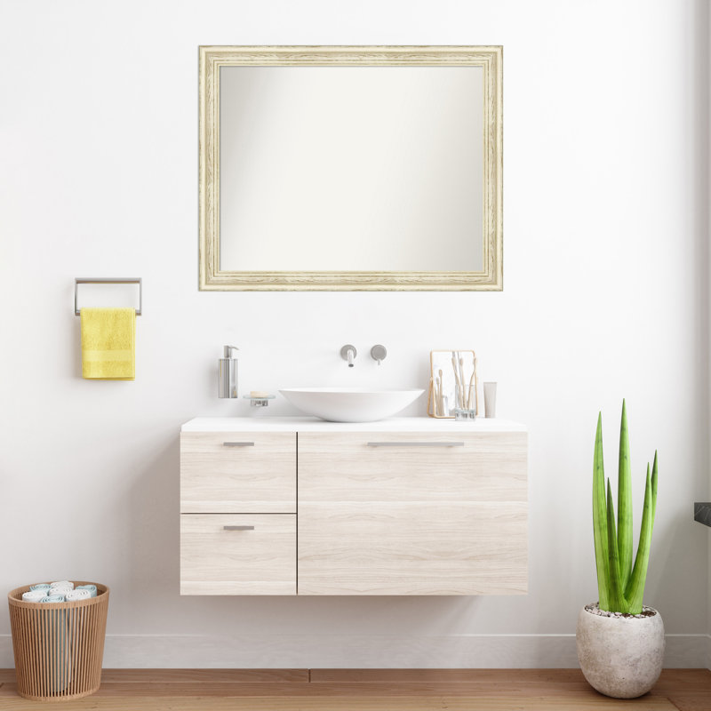 Miroir mural pour salle de bain Country, Rectangle, H 29,5 po x l 36,5 po