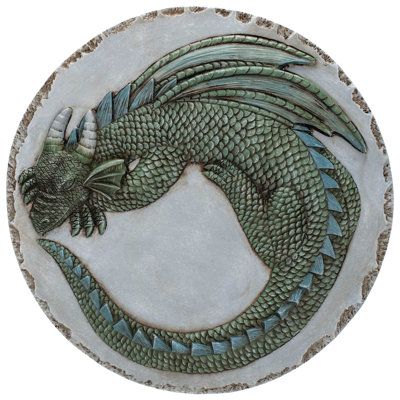 Garden Stone Dragon Green